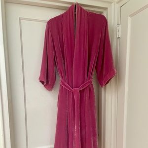 Garnet Hill Velvet Robe